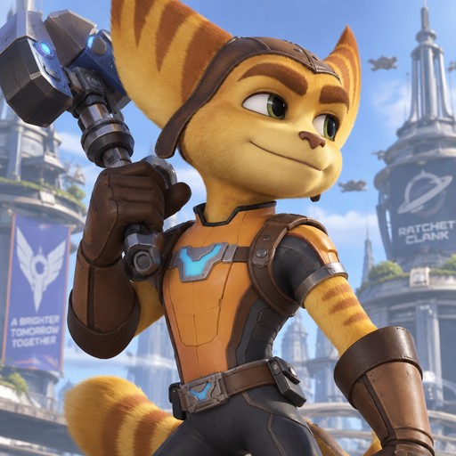 Rivet from the Ratchet and Clank games