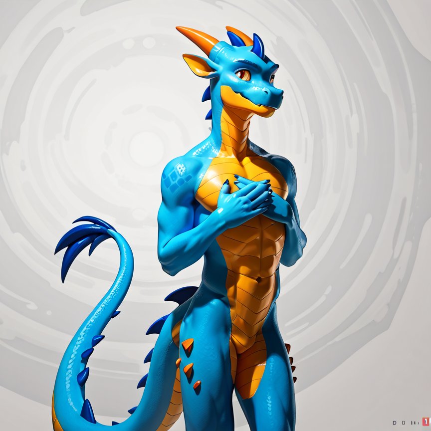 Lithe Man Body A lithe, male, anthropomorphic bipedal dragon | furry.ai