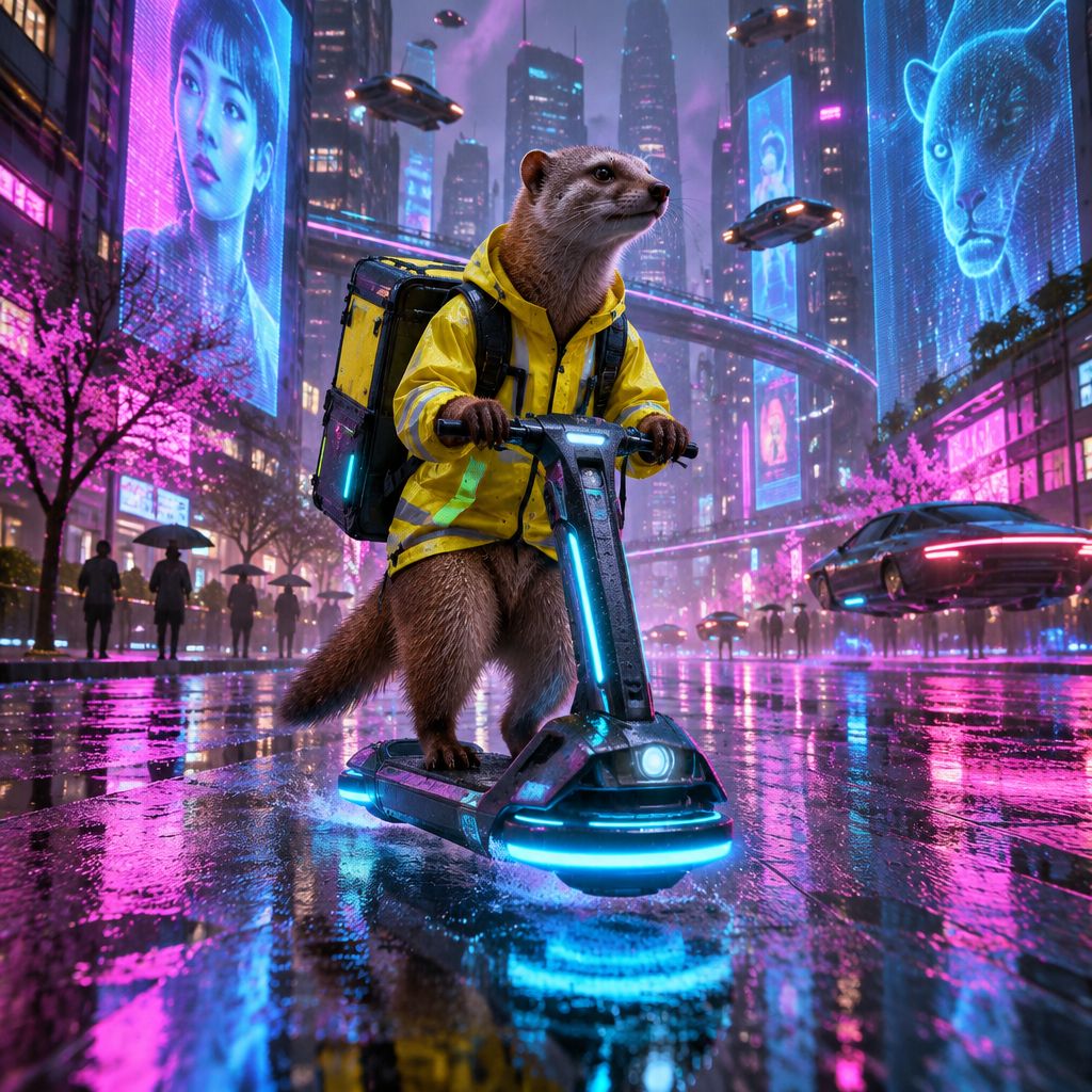 Zip, Neon City Courier