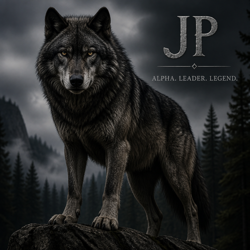 an alpha wolf named jp