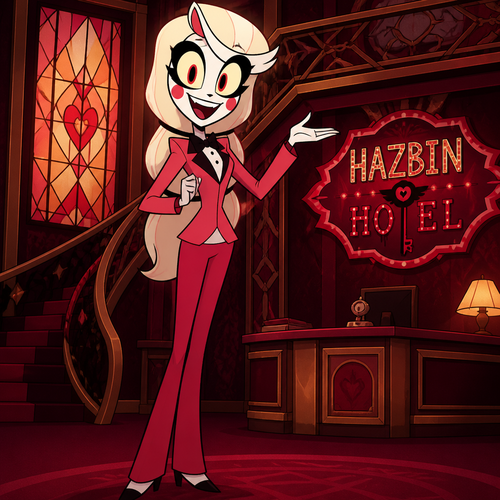 Charlie Morningstar form Hazbin Hotel 
