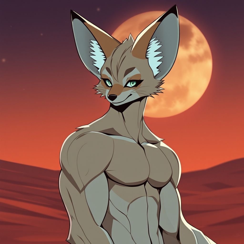 NSFW male fennec Fox