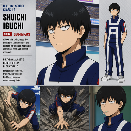 Shuichi Iguchi from My Hero Academia