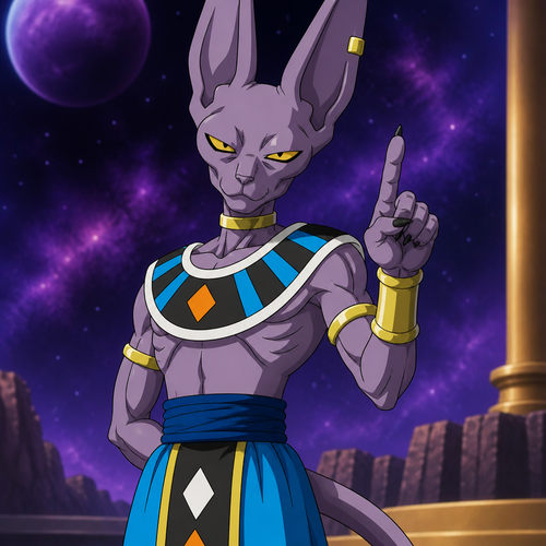 Beerus from Dragon Ball Super