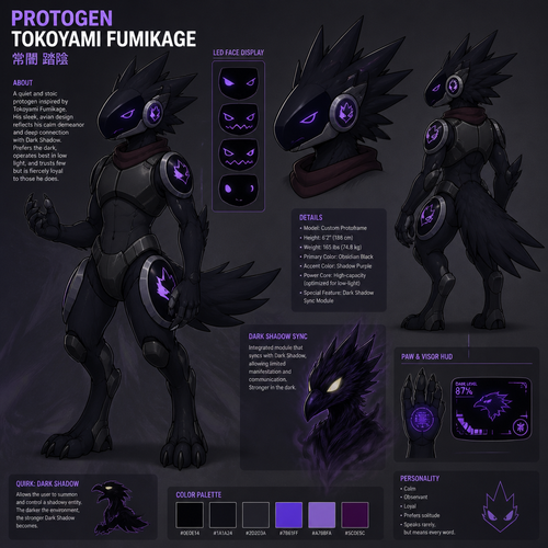 Protogen Tokoyami Fumikage