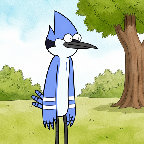 Mordicai from Regular Show