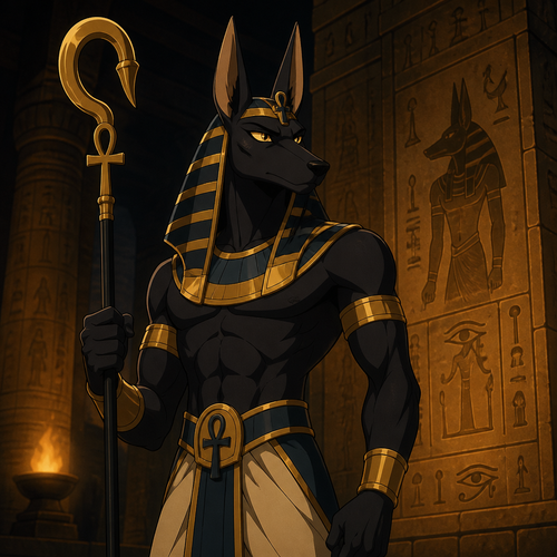 Anubis, animated version 
