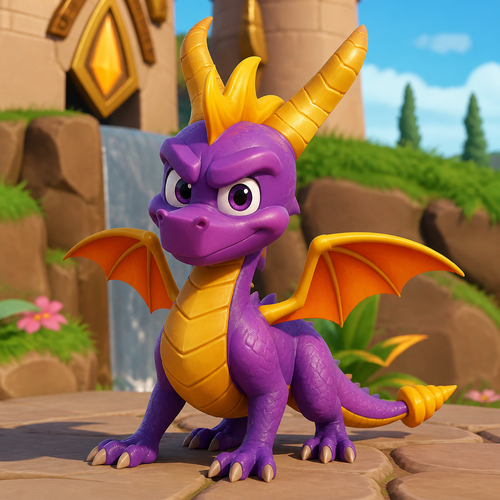 Spyro from Spyro Reignited 