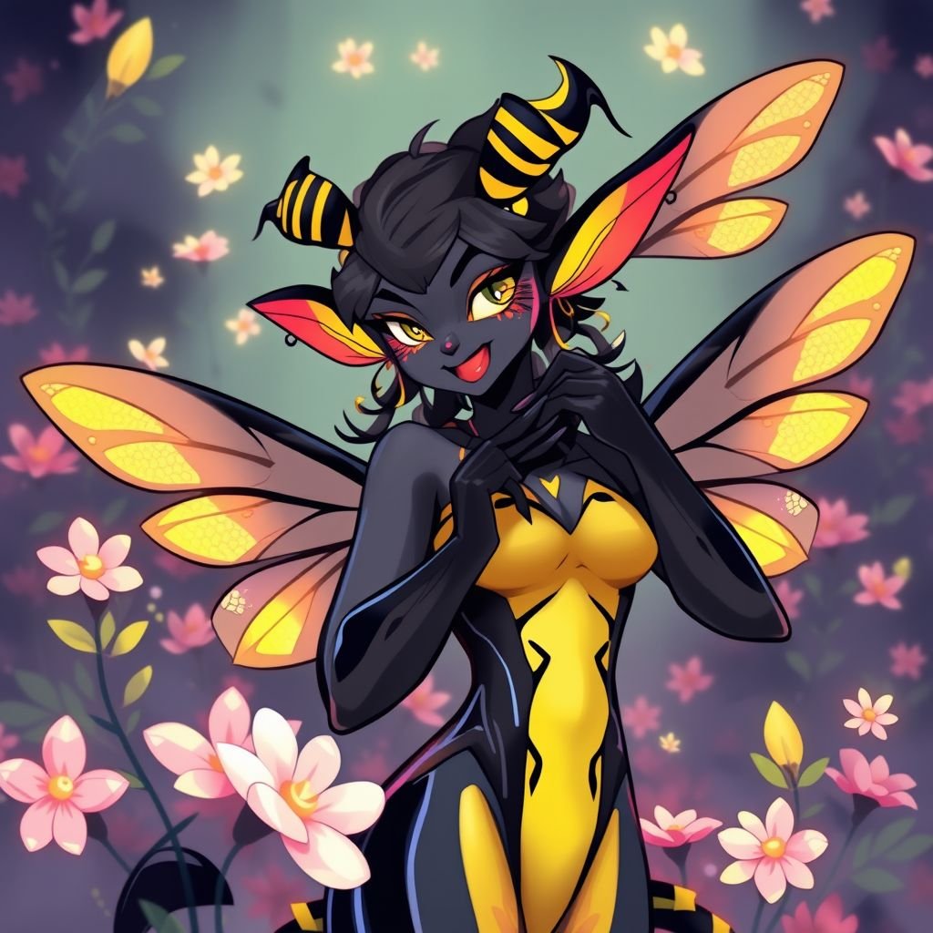 Alien. Demon. Bee. Insect. Flirty mean girl. 