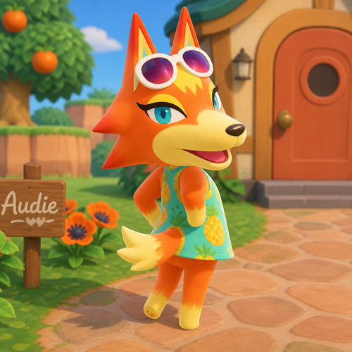 Audie from animal crossing 