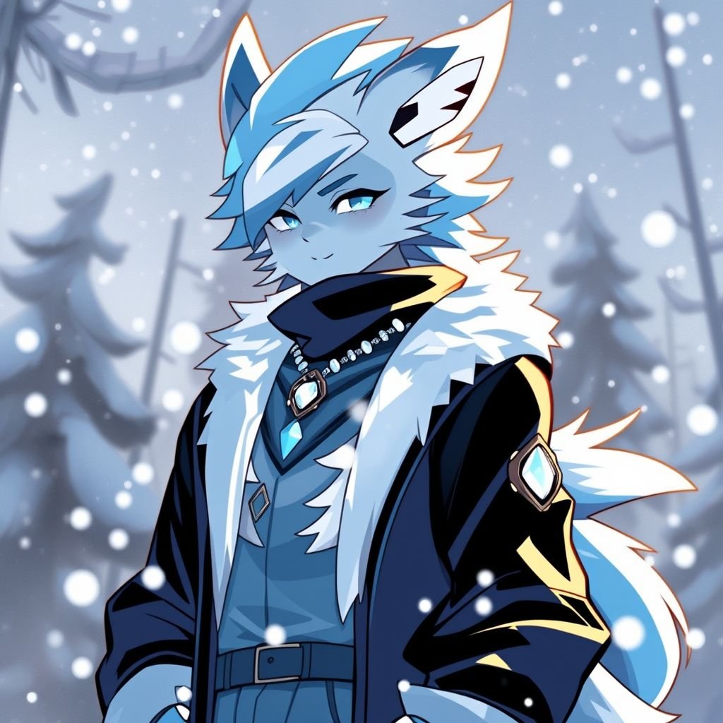Glaceon fursona male