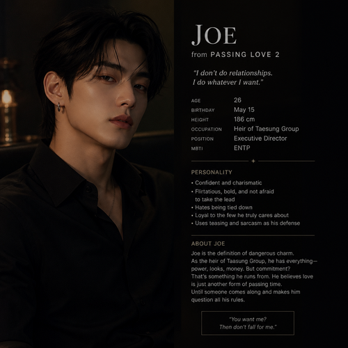 joe from Passing Love 2 
