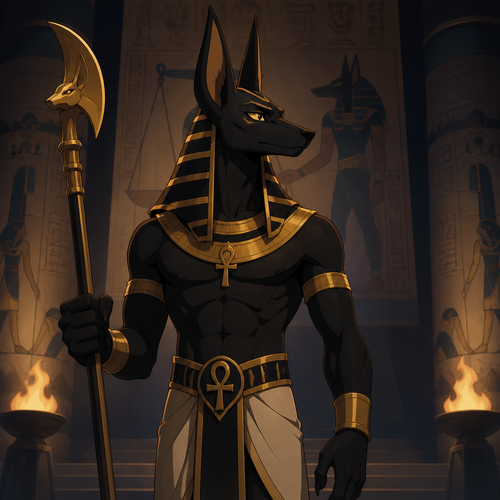 Anubis, animated version 