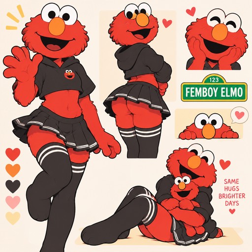make a femboy elmo