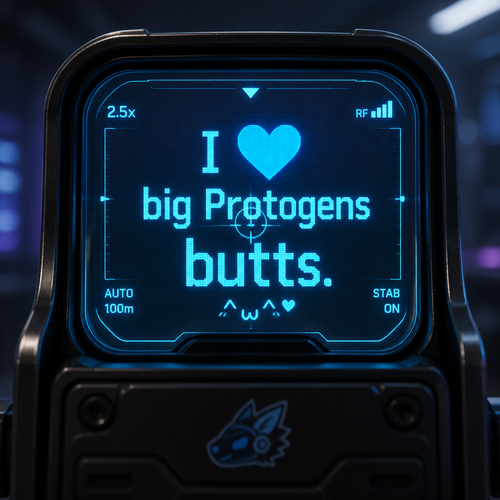Sight says; I 💙 big Protogens butts.