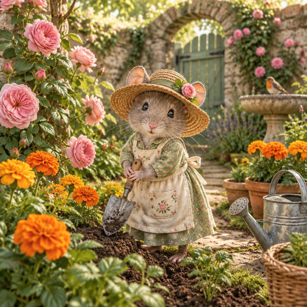 Hollyhock the Gardener