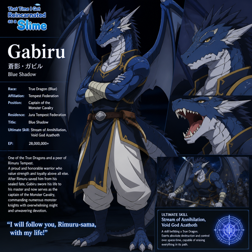 Gabiru from Reincarnated as a slime