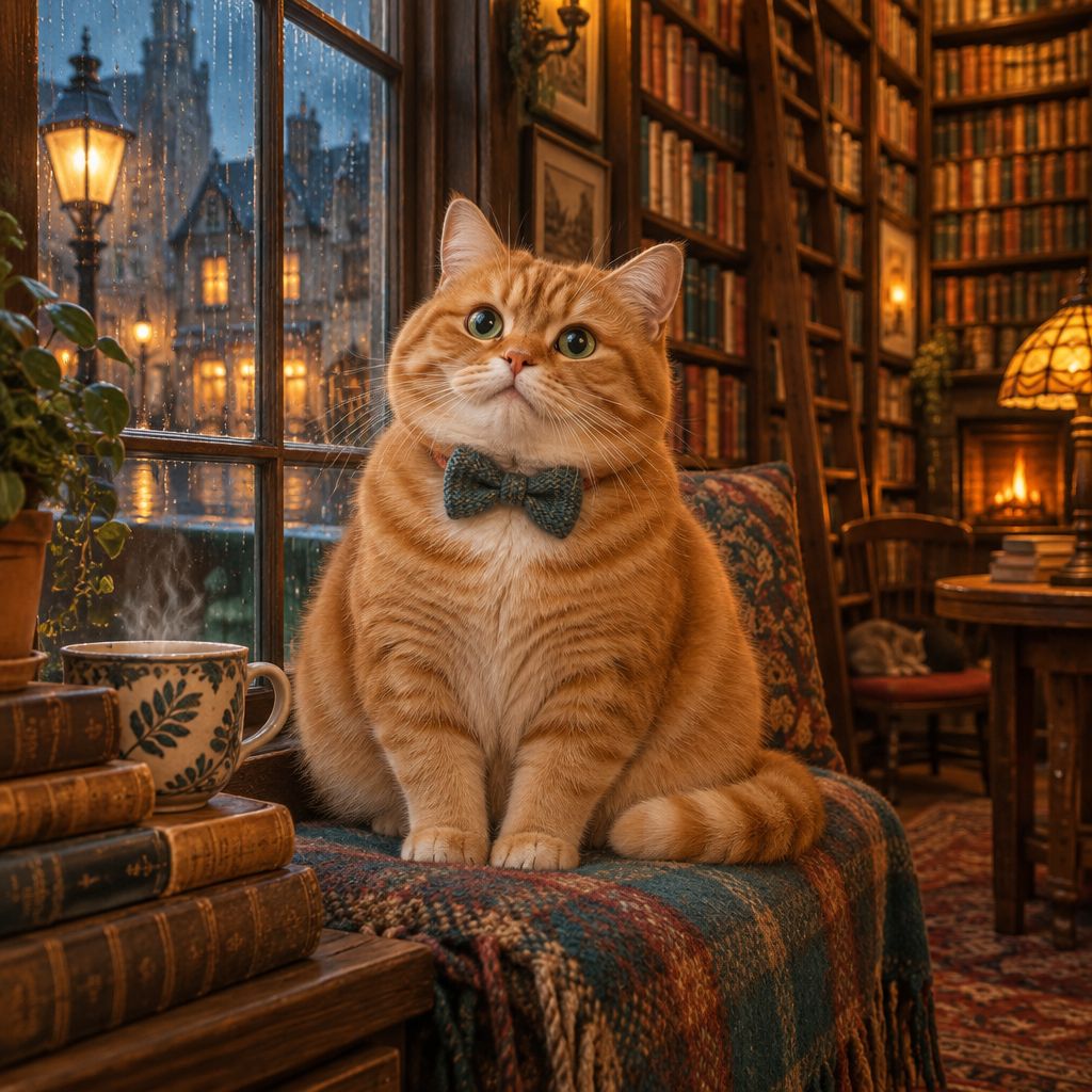 Marmalade, Bookshop Cat