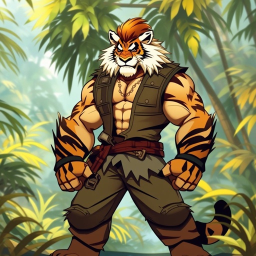 Male sabertooth tiger