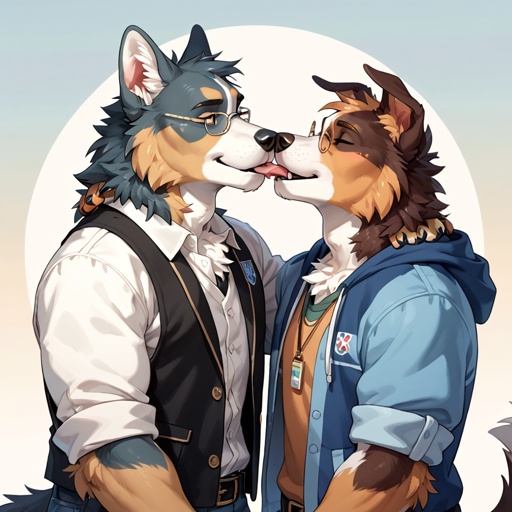 australian-shepherd-male-wearing-glasses-kissing-furry-ai