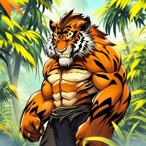 Male sabertooth tiger